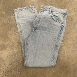 ReDone Straight Leg High Rise Denim